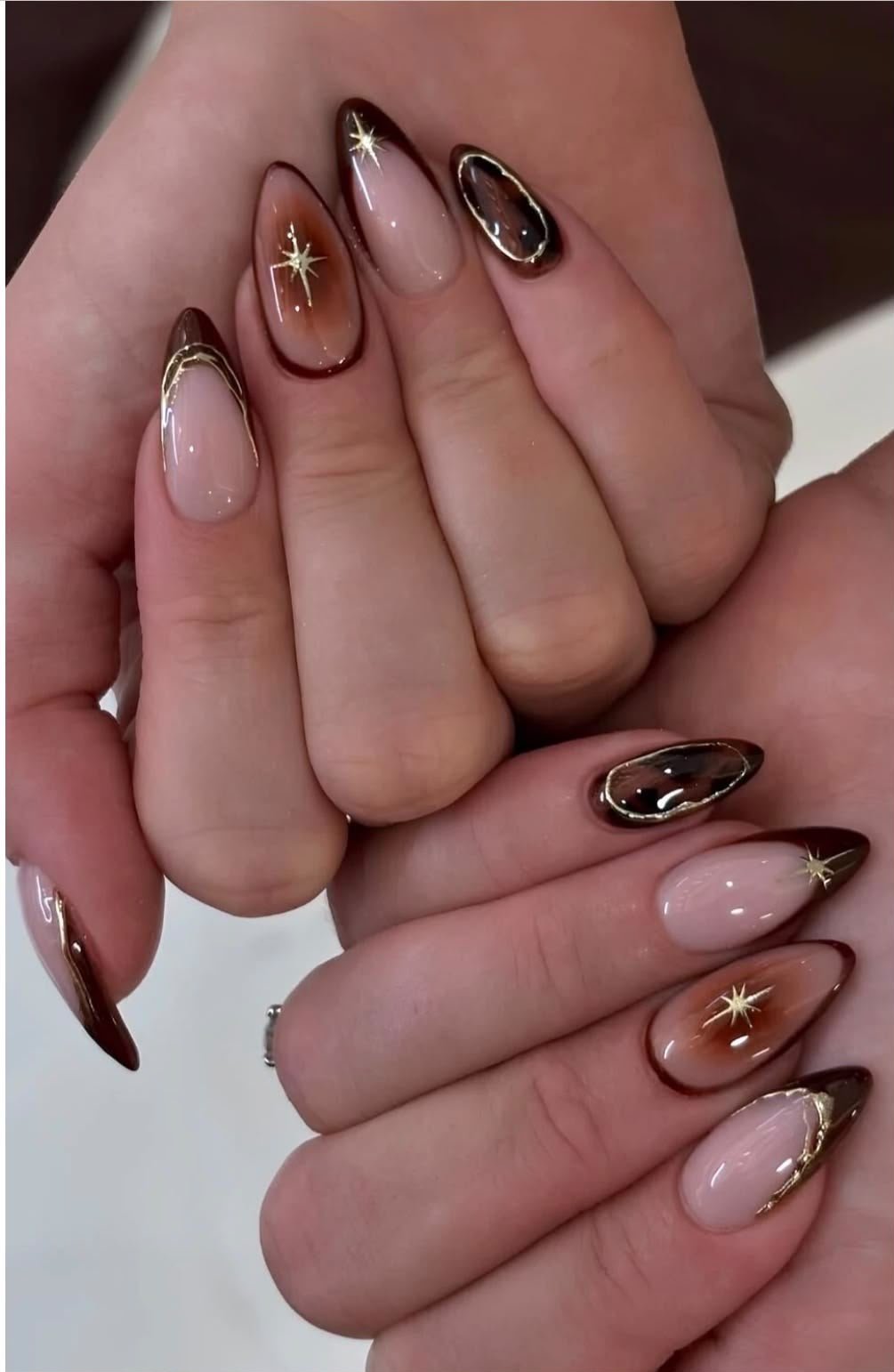 Dark Chocolate Aura nail art collection